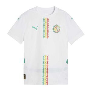 Puma Childrens/Kids 2025 Senegal Home Shirt / White/Green